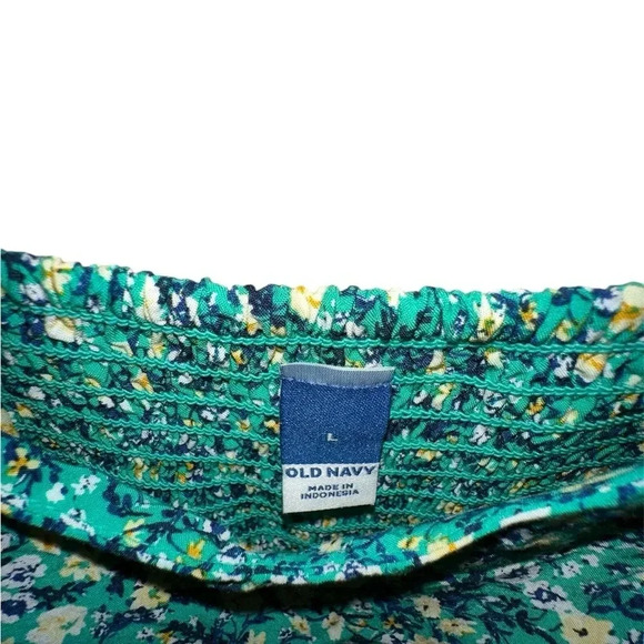 Old Navy Bright Green Casual Summer Dress Size Large - Picture 3 of 3